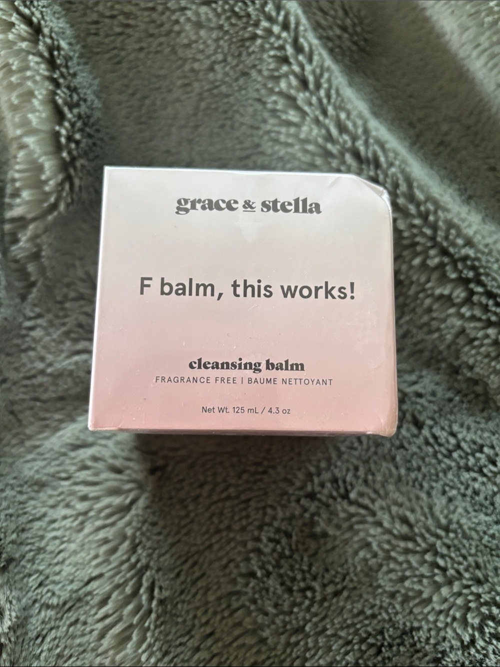 grace & stella pink cleansing balm - F balm, this works!